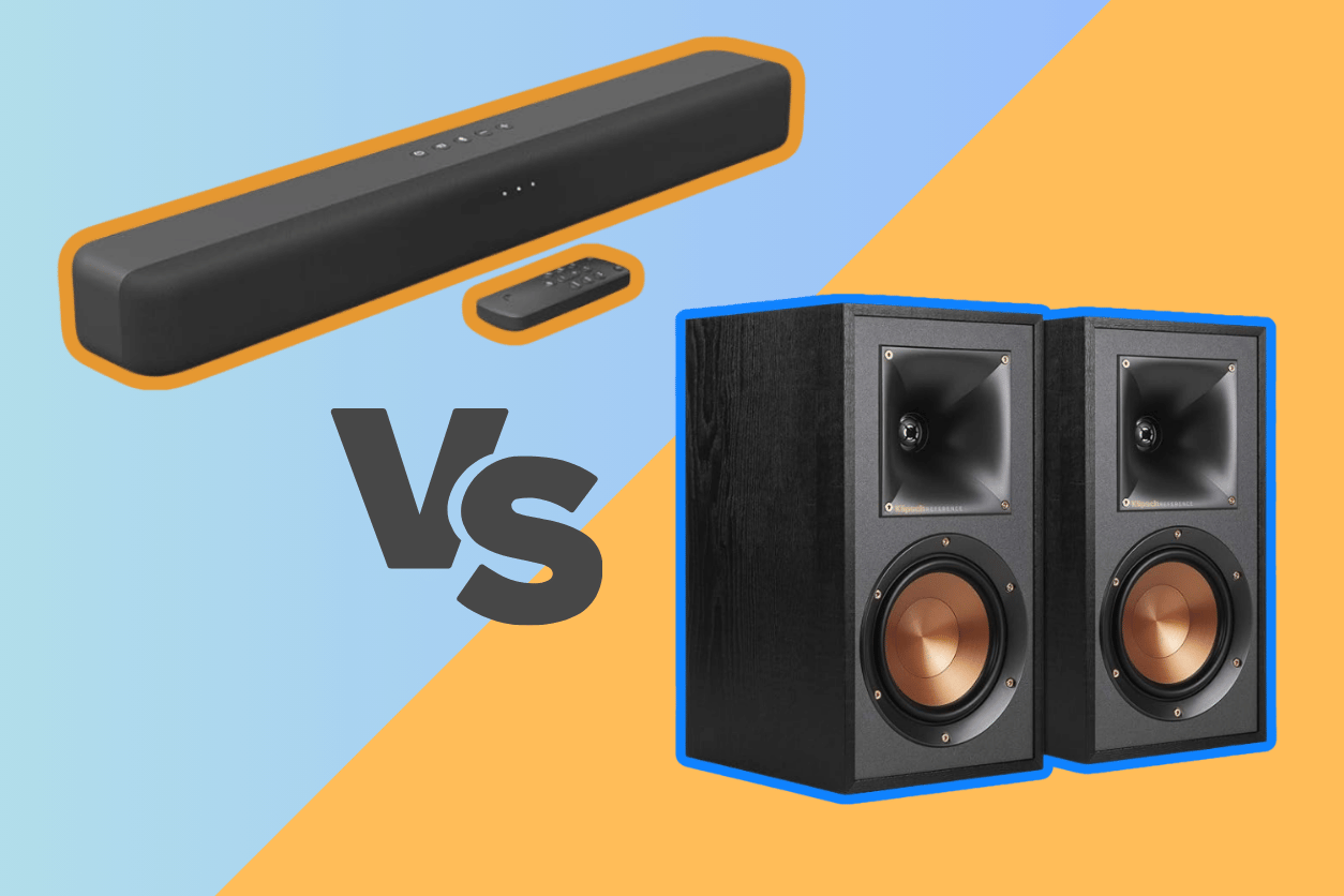 soundbar vs bookshelf speaker