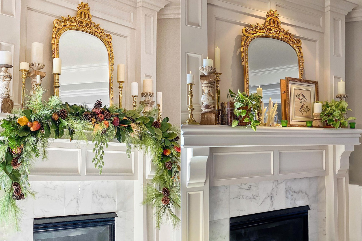 How to Decorate a Fireplace Mantel