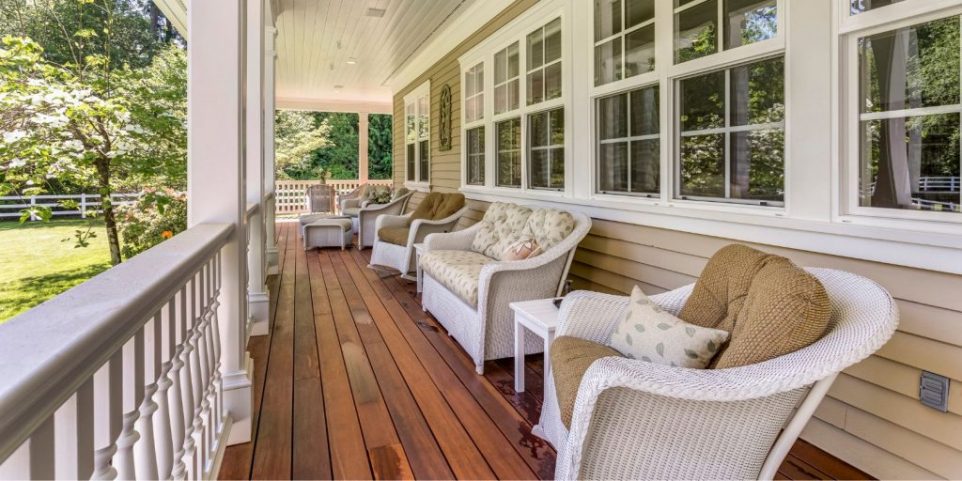 wrap around porch ideas for fall