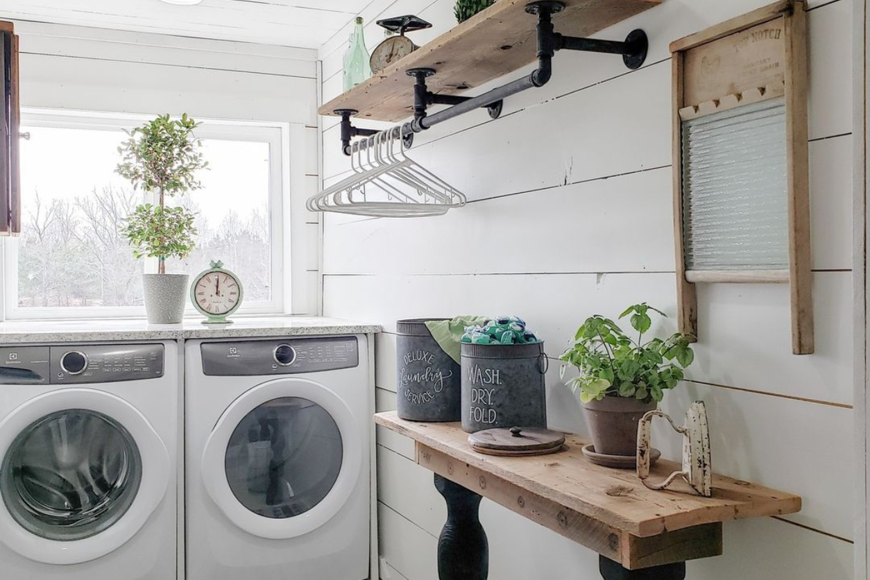 farmhouse laundry room