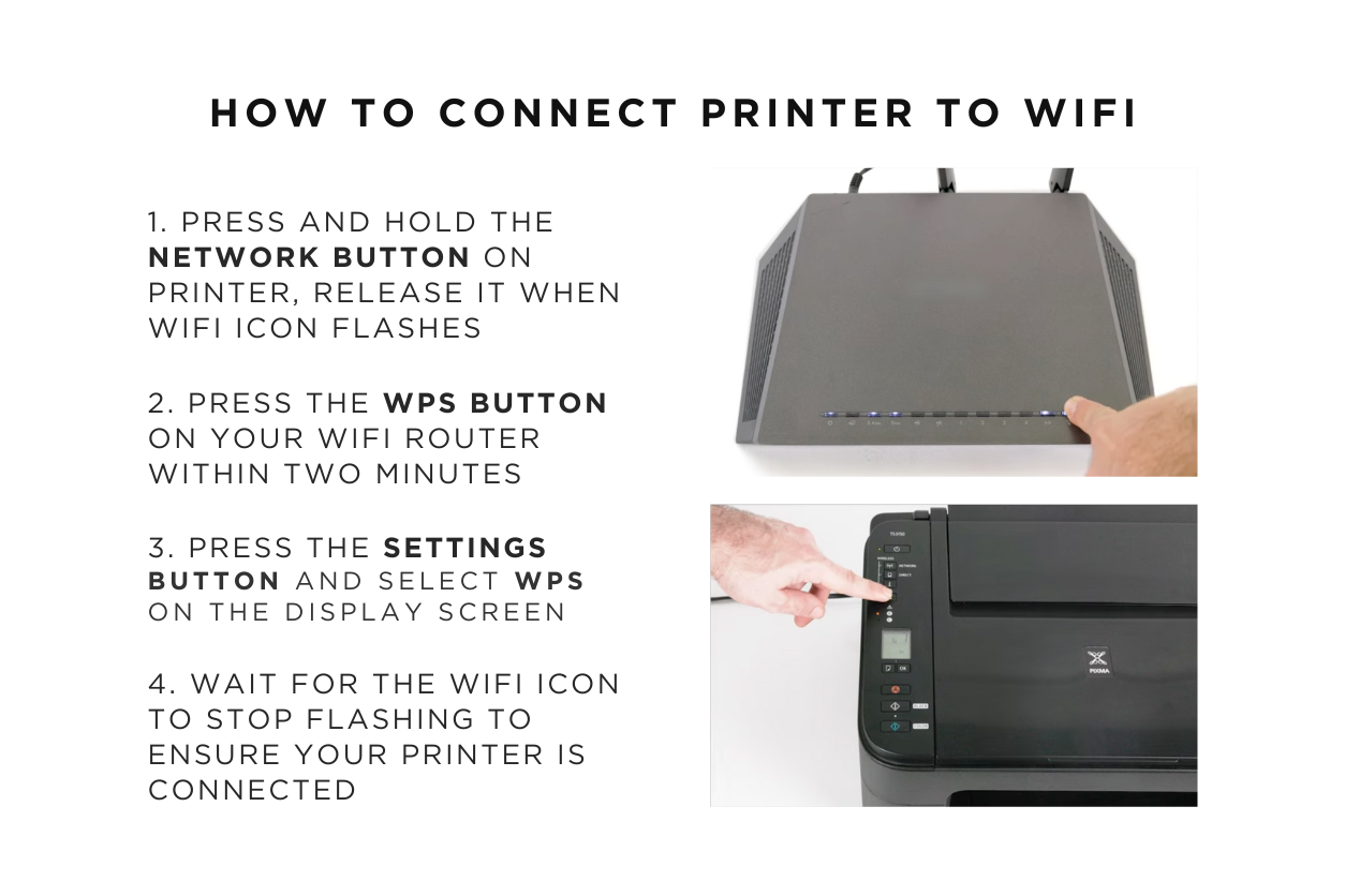 how to connect printer to wifi