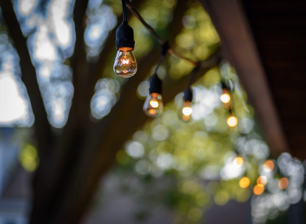 patio string light ideas