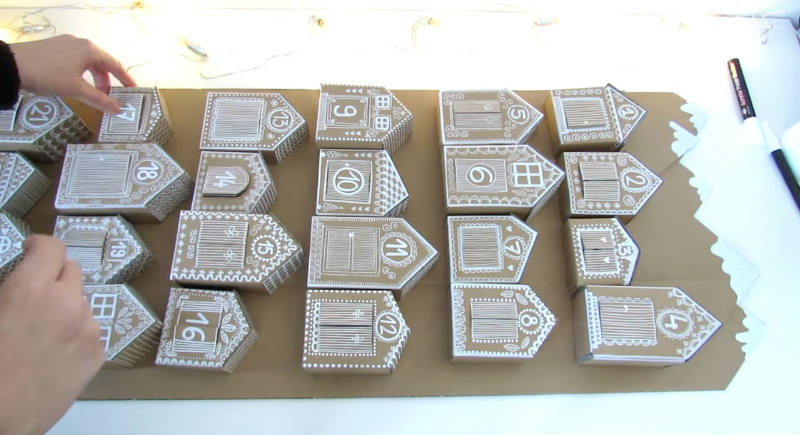 diy advent calendar​