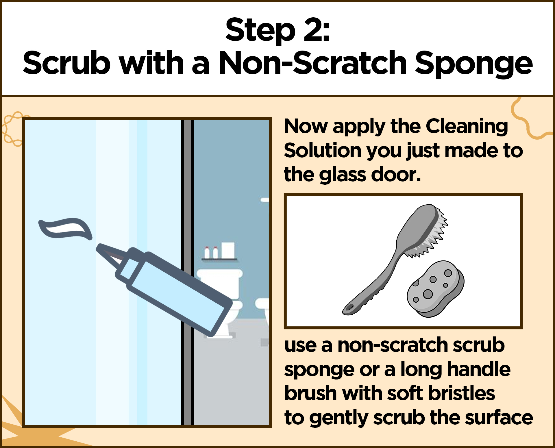 how to clean shower screen