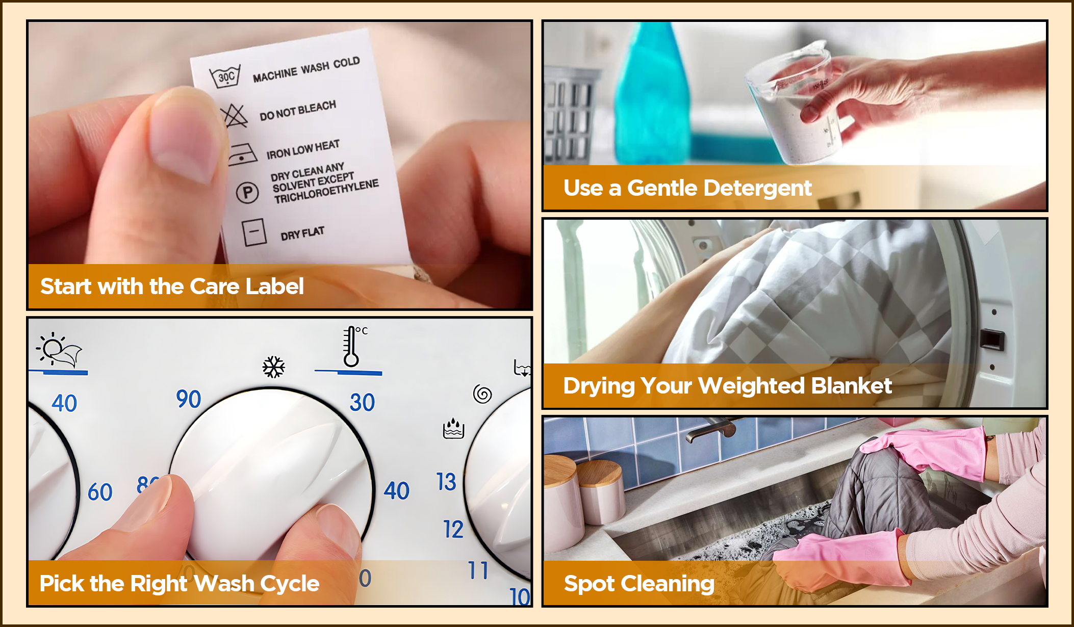 how to wash weighted blanket
