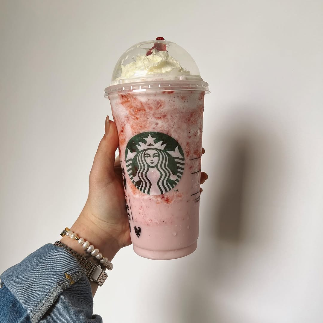 Starbucks valentine's day drink menu
