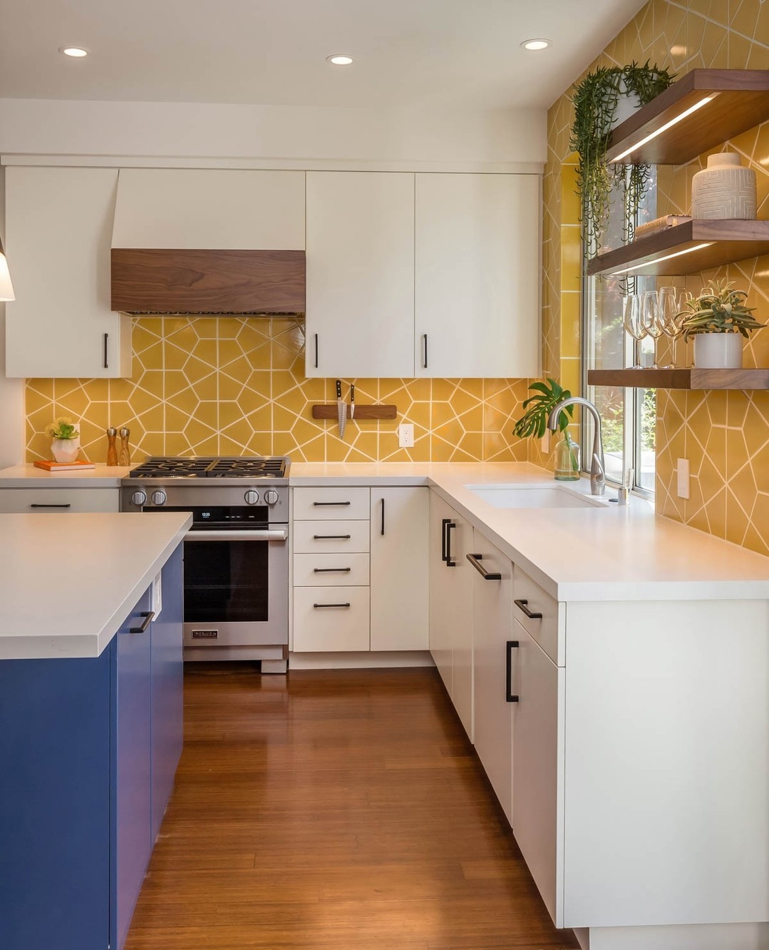 yellow kitchen