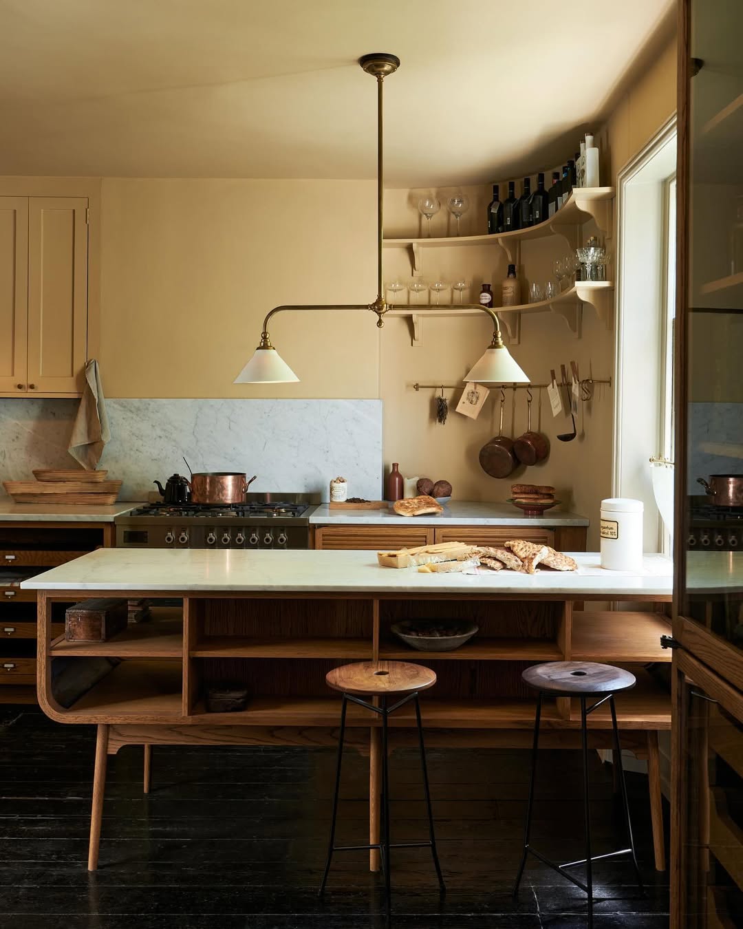yellow kitchen