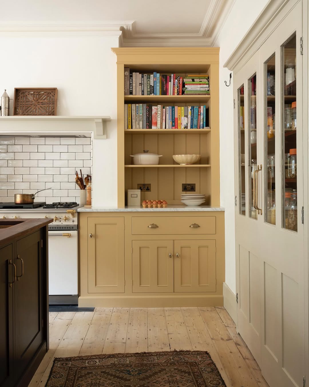 yellow kitchen