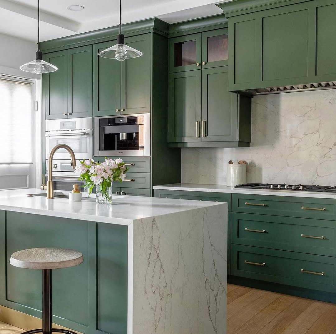 green shades kitchen