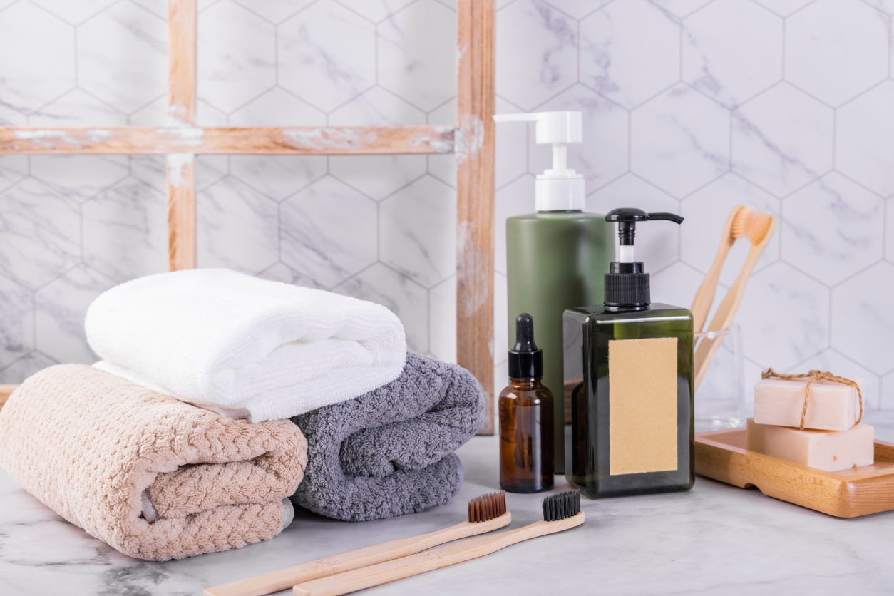Bathroom towel set